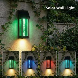 ELLSWORTH Solar Wall Light, Waterproof Colorful Light … in Singapore - Image 1