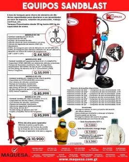 EQUIPOS SANDBLAST CHIPAXA en San Pedro Carchá - Imagen 1