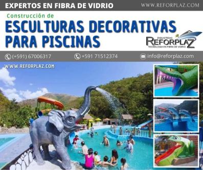 ESCULTURAS DECORATIVAS PARA PISCINA en Cuevo - Imagen 1