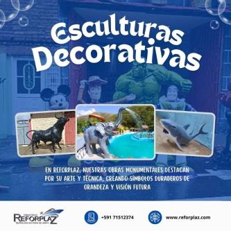 ESCULTURAS DECORATIVAS en Vallegrande - Imagen 1