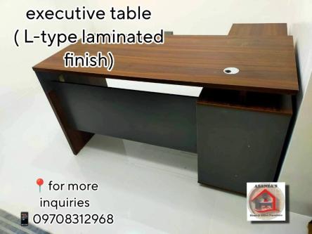 EXECUTIVE OFFICE TABLE LTYPE in Alabang - Image 4