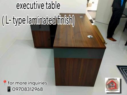 EXECUTIVE OFFICE TABLE LTYPE in Alabang - Image 5