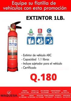 EXTINGUIDOR DE 1 LIBRA ABC en Quetzaltenango - Imagen 2