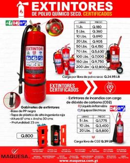EXTINTORES CERTIFICADOS – MAQUESA en San Pedro Carchá - Imagen 1