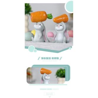 Easter decorations ins Resurrection Rabbit Carrot Resin … in Singapore - Image 1