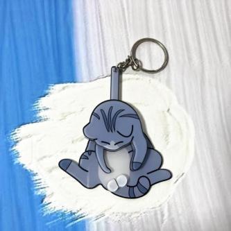 Egg Cat Keychain - Rotatable, Fun Gift Accessory in Singapore - Image 1