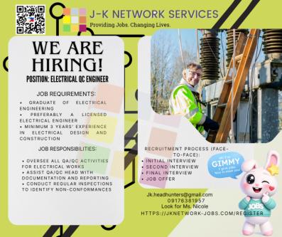 Electrical QC Engineer | Work Set Up Onsite in Quiapo - Image 1