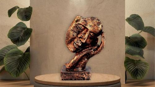 Elegant Men Showpiece Figurine for Home Decor – Modern Resin Acc in Noida - Image 1