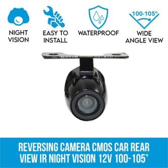 Elinz 100-105 Deg Reversing Camera CMOS Car Rear View IR … in Brisbane - Image 1
