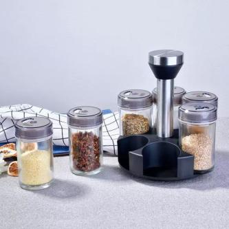 Ensemble de Pots à Épices Rotatif SPICE RACK SET à Abidjan - Photo 3