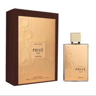 Exclusive Prive Gold By Riiffs Eau De Parfum 80ml For Unisex in Singapore - Image 1