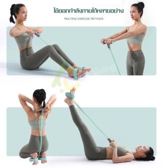 Exercise Rubber Bands Sit-Up Pull Rope Muscle Band Non-Slip … in Petaling Jaya - Image 1