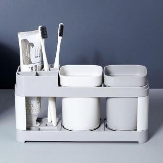FAY Toothbrush Holder Home Storage Toothpaste Stand Home … in Singapore - Image 1