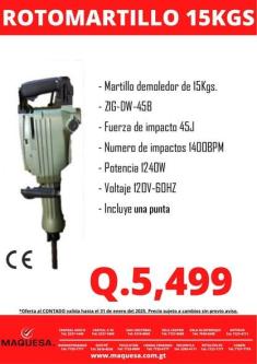 FEBRERO LOCO EN ROTOMARTILLO 15 KGS en Quetzaltenango - Imagen 2