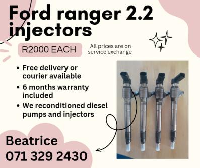 FORD RANGER 2.2 INJECTORS FOR SALE in Kimberley - Image 1