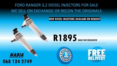 FORD RANGER 3.2 DIESEL INJECTORS FOR SALE OR TO RECON NATIONWIDE in Mthatha - Image 1