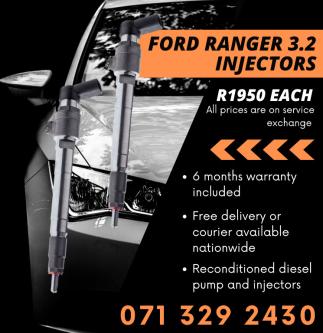 FORD RANGER 3.2 INJECTORS in Witbank - Image 1