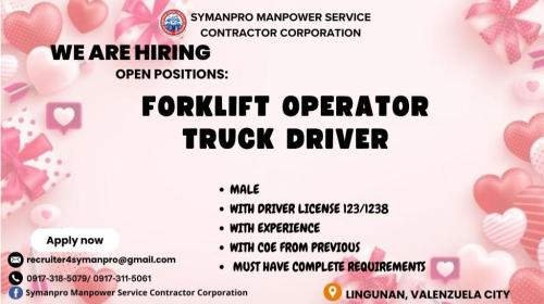 FORKLIFT OPERATOR in Caruhatan - Image 1