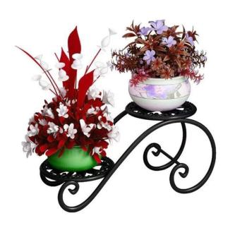 [FRDE] Plant Stand Indoor Outdoor Stand 2 Tier for Indoor … in Singapore - Image 1