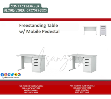FREESTANDING OFFICE TABLE | OFFICE TABLE | DIRECT SUPPLIER in Quezon City - Image 5