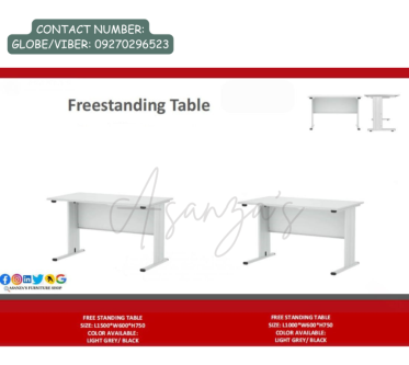 FREESTANDING OFFICE TABLE | OFFICE TABLE | DIRECT SUPPLIER in Quezon City - Image 7