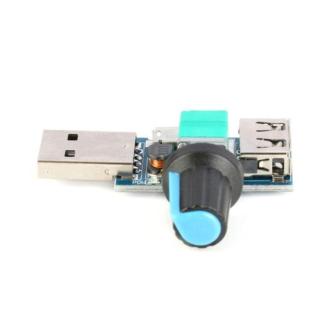 FUN USB Fan Speed Controller 4-12V 5W Adjustable Fan … in Singapore - Image 1