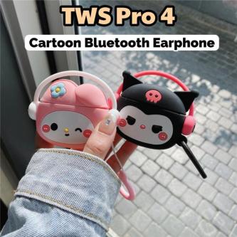 【Fast Shipment TWS Pro 4 Touch Control Innovation Cartoon … in Singapore - Image 1