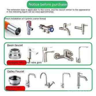 Faucet Extender Universal Splash-Proof Bending Shaping … in Singapore - Image 1