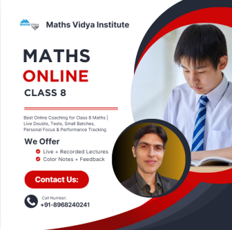 Find Class 8 Maths Live Online Class in Chandigarh - Image 1