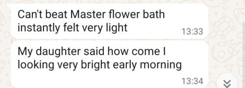 Flower Bath Client Testimony in Singapore - Image 1