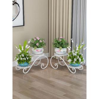 Flower Rack Shelf / Simple Flower Pot Rack / Flower Stand / … in Pasir Ris - Image 1
