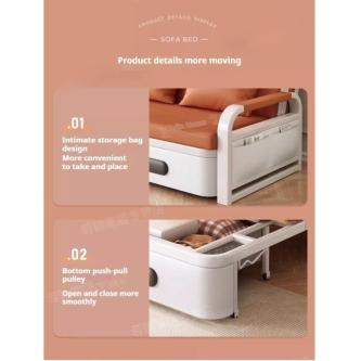 Foldable Dual-purpose Multifunctional Sofa Bed Small Unit … in Singapore - Image 1
