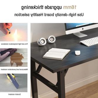 Foldable Folding Computer Dining Study Tables Long Training … in Singapore - Image 1