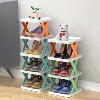 Foldable Multi-Layer Shoe Rack: Space-Saving Organizer for … in Singapore - Image 1