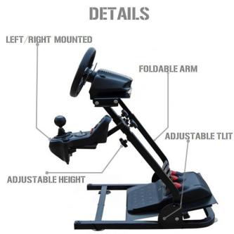 Foldable Racing Wheel Stand Mount cockpit for logitech and … in Woodlands - Image 1