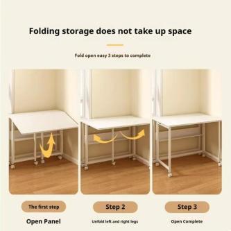 Foldable Simple OrchidNest.sg Dining Table Mobile Computer … in Singapore - Image 1