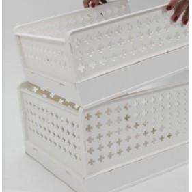 Foldable Sliding Storage Box Stackable Living Box Medium … in Singapore - Image 1