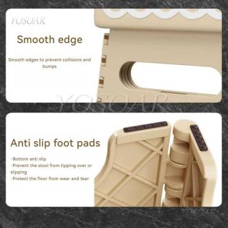 Foldable Stool Step Stool Portable Foldable Stool Bathroom … in Singapore - Image 1