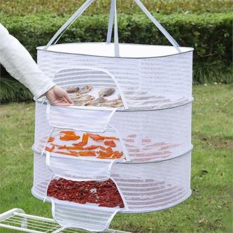 Folding Hanging Drying Rack Mesh Dryer with Zippers For … in Sydney - Image 1