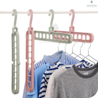 Folding Rotaing Clothes Hanger Rack Nine-hole Hanger … in Singapore - Image 1