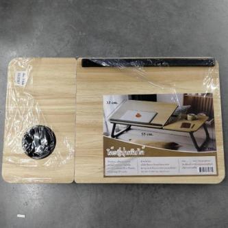 Folding Table For Notebook With Glass Compartment 55x33x26 … in Singapore - Image 1
