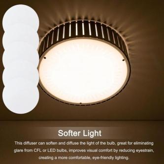 For Ceiling Light LED Lampshade Diffuser 5PCS Acrylic DIY … in Singapore - Image 1