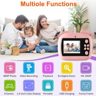 For Kids Camera Instant Print Digital Camera For Girls Boys … in Singapore - Image 1