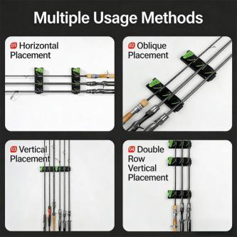 【Forever】 Expandable Wall Mounted Fishing Rod Display Rack … in Singapore - Image 1