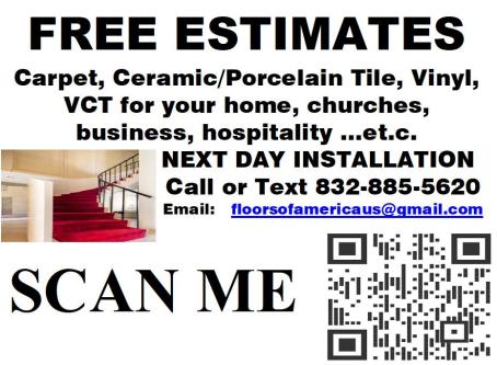 Free Estimates Carpet, Tile, Laminate, e.t.c... in Houston - Image 1