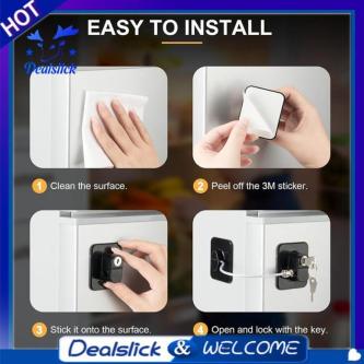 Fridge Lock, Refrigerator Lock for Freezer, and Drawers, … in Singapore - Image 1