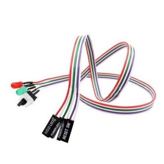 Front Panel Cable 1 Set Switch Reset - Power - LED For PC … in Singapore - Image 1