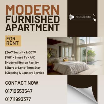 Fully Furnished Apartment For Rent in Dhaka - Image 1
