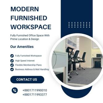 Furnished Office Space for Rent in Bashundhara R/A in Dhaka - Image 1
