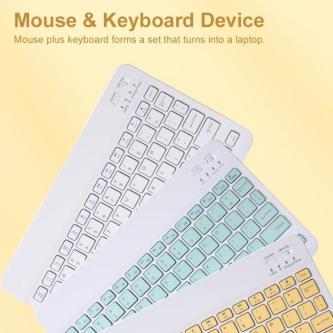 GOOJODO Bluetooth Keyboard 10 Inch USB Office Silent Click … in Singapore - Image 1